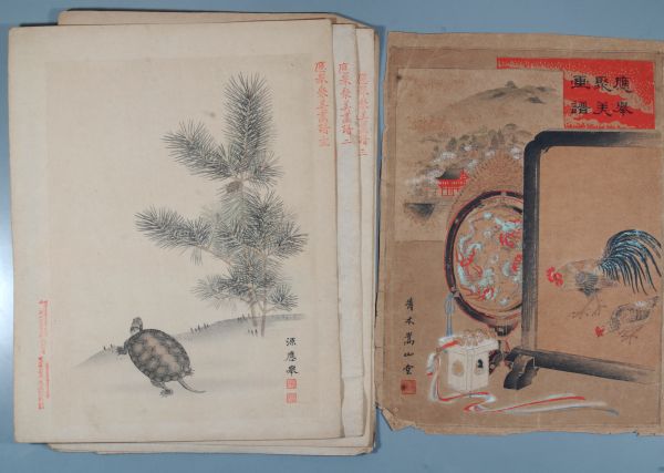  版画 応挙聚美画譜 円山 源 応挙 明治25年 9枚 en47(木版画)｜売買されたオークション情報、yahooの商品情報をアーカイブ公開 - オークファン 木版画