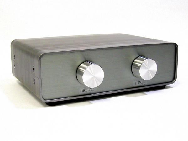 純銀線配線　オリジナル パッシブ・プリアンプ　VR付セレクター