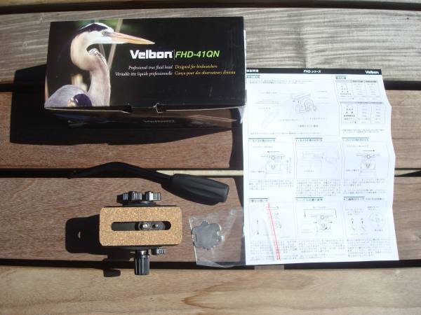 【ほぼ新品】ベルボン Velbon ビデオ雲台プレート付き FHD-41QN