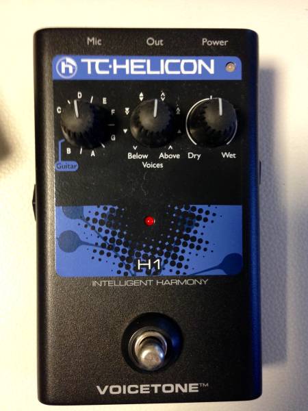 H1 TC Helicon Harmony Intelligent VoiceTone Vocal Pedal com: TC