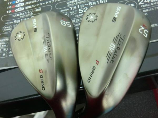 中古美品~ボーケイSM6 BN 52°58°NS PRO950X
