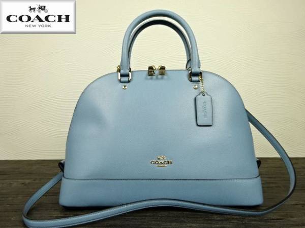 新品☆COACH コーチ シエラ レザー 2way サッチェル バック♪ COACH 