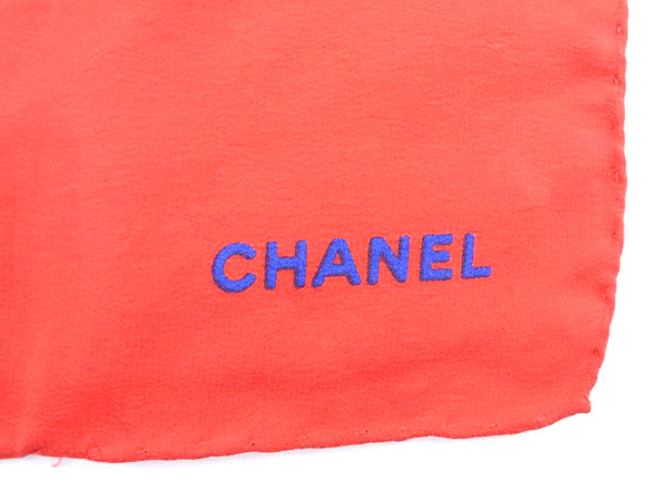 1円 シャネル ココマーク ロゴ 大判スカーフ マルチカラー BD504