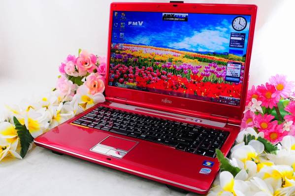 ★超美品★富士通 FMV-BIBLO NF/C50 Win7 320GB DVDRW 無線