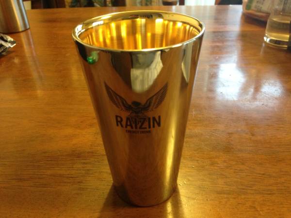 ライジン メイドイン ツバメ24金タンブラー 非売品限定250個新品