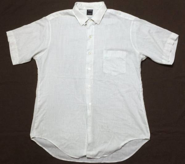 60's ヴィンテージ VAN HEUSEN 半袖シャツ ストライプ 16▲4438