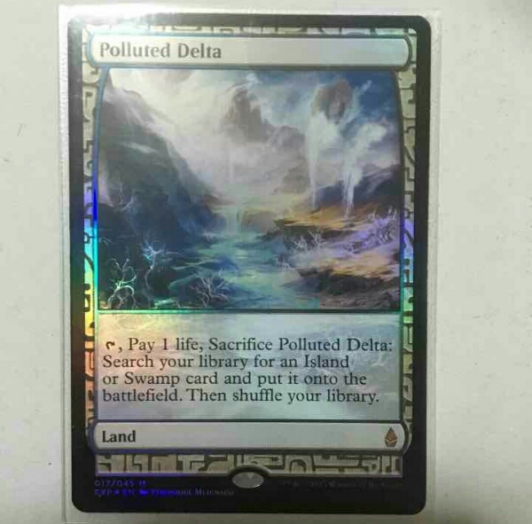 土地R Foil(438)□旧枠□《汚染された三角州⁄Polluted Delta》[MH3-BF