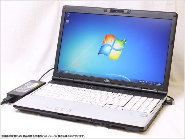 新品SSD装着 富士通 LIFEBOOK E741/D Core i5 2520M Win7 Office
