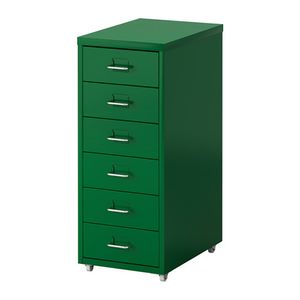 IKEA キャスター付6段引出しキャビネット HELMER HELMER ヘルメル