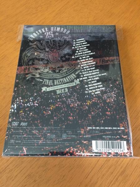 氷室京介 25th Anniversary tour DAY2 DVD FC限定 氷室京介 25th