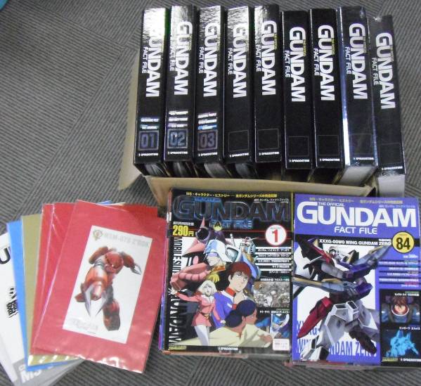 ガンダムファクトファイル151巻 総索引の冊子込 定価84,000 GUNDAM