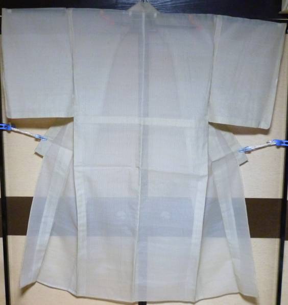 本場琉球☆絹上布☆男着物☆難あり☆材料等に☆未着用品☆