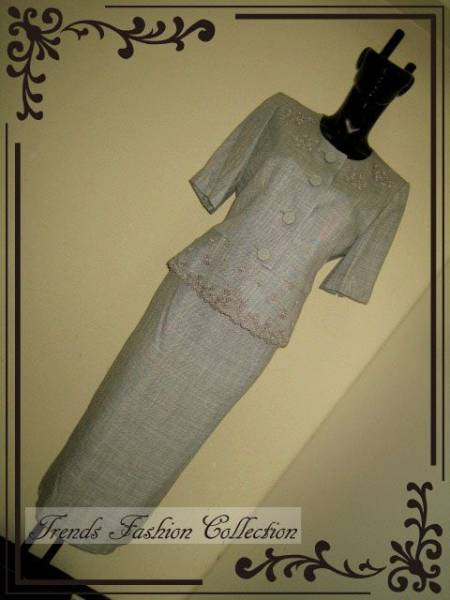 ☆☆Eau Sovage　11号　フラワーレース刺繍　スーツ