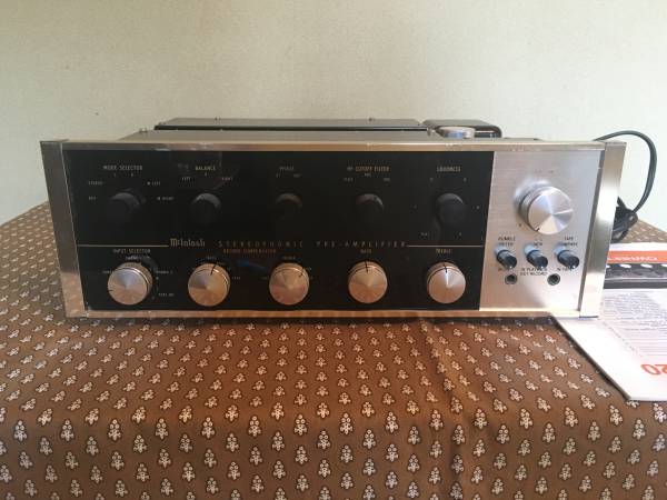 Mcintosh マッキントッシュ C20真空管コントロールアンプ