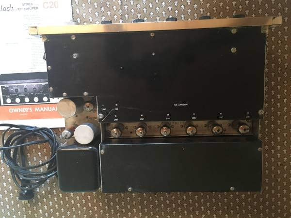 Mcintosh マッキントッシュ C20真空管コントロールアンプ