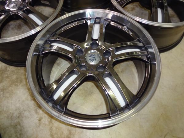 レアマイスター 7.5J-18 off+55，+40 pcd114.3/5H ホイールのみ