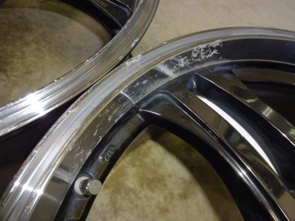 レアマイスター 7.5J-18 off+55，+40 pcd114.3/5H ホイールのみ