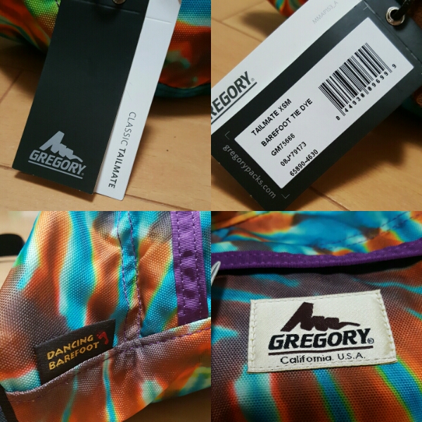 新品即決 グレゴリー テールメイト タイダイ 鈴木ちなみ GM75666