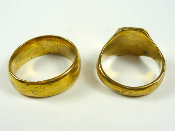 古い指輪◆2点◆アンティーク/レトロ/ビンテージ