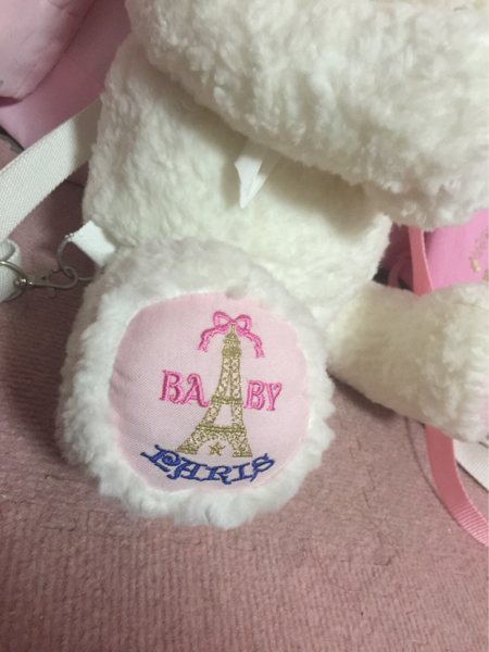 BABY THE STARS SHINE BRIGHT PARIS刺繍入うさくみゃリュック