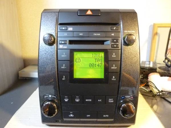 即決美品 先々代ワゴンRスティングレー純正CDMDデッキMH22S?