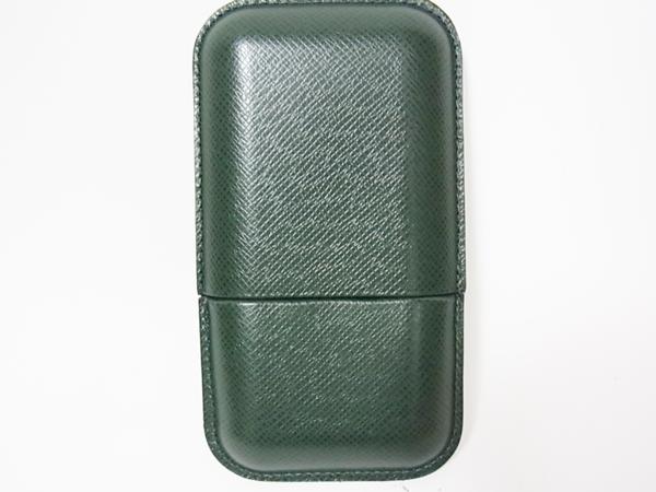 1円 ☆ 極美品 ルイヴィトン タイガ ペンケース グリーン系
