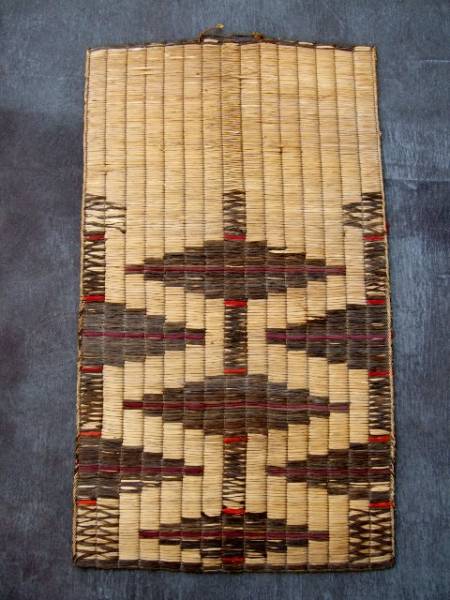 特別出品アイヌ花ござニカプンペイヨマンテ敷物プリミティブ