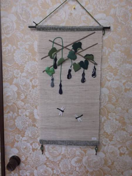 手作りひだまり作品『押絵／ひまわりちゃんの瓢箪とトンボタぺ』