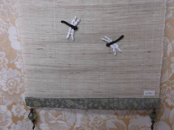 手作りひだまり作品『押絵／ひまわりちゃんの瓢箪とトンボタぺ』