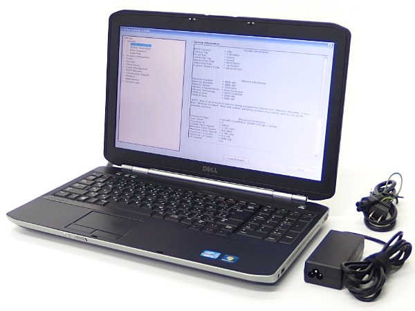 ■★DELL ノートPC Latitude E5520 Core i7/4GB/250GB BIOS OK