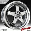 ⑤　ステルスレーシングK35　17in6.5J OFF+45　コンパクトカーに