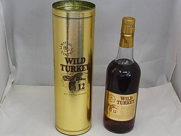 ワイルドターキー WILD TURKEY 12年 ゴールドラベル 未開栓 箱