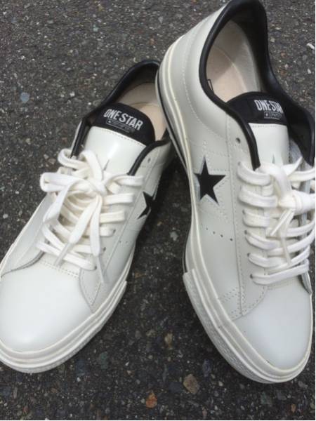 CONVERSE コンバース ONE STAR ワンスター 白 レザー26