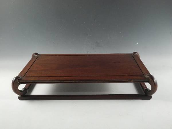 「L612」長期保管品 古家具 木製 飾台 花台 置台 唐木風 彫刻装飾 時代物 購入店舗 ◇栄◇時代 唐木 古竹 無垢 中国 透彫刻 花台 飾台 明治