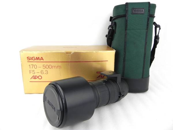 G414]シグマ SIGMA AF 170-500mm F5-6.3 APO For CANON AF カメラ