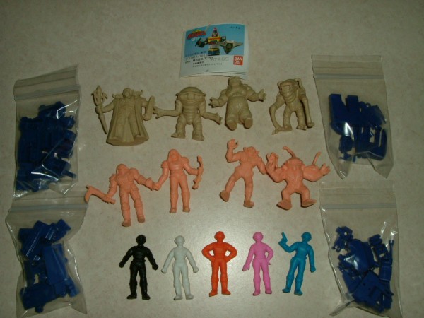 バンダイ 電撃戦隊チェンジマン 消しゴム全17種 プラ製有