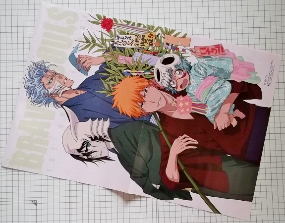 ポスター 1枚 BLEACH マクロスΔ アニメディア8月号 付録 デルタ_2