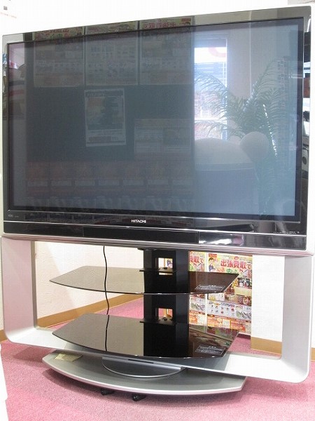 【USED】日立 Wooo プラズマ 50型 P50-XR01 スイーベルラック付