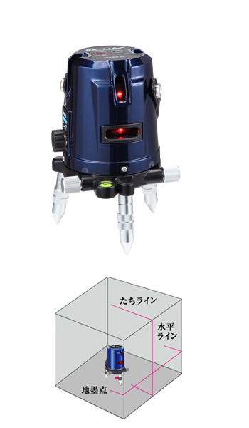 台数限定【KDS】高輝度レーザー墨出器 ATL-25RSA 受光器・三脚付