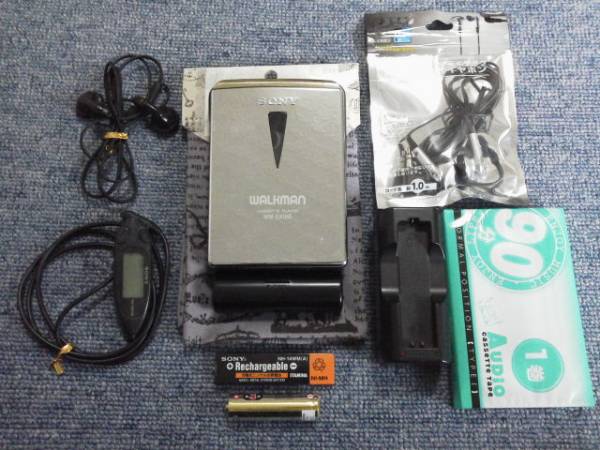 SONY WM-EX1 HG 高級カセット・ウォークマン リモコン付 動作品 家電
