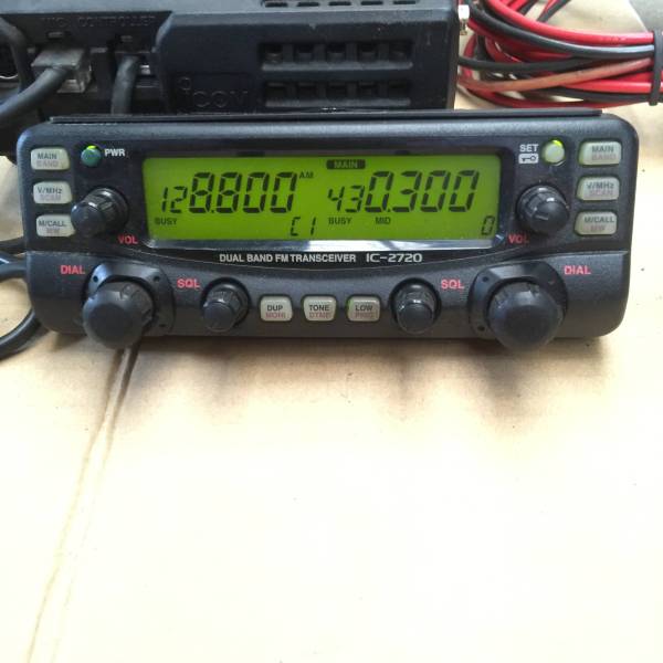 ICOM IC-2720D 無線機 2年くらい使用しました 【公式通販】