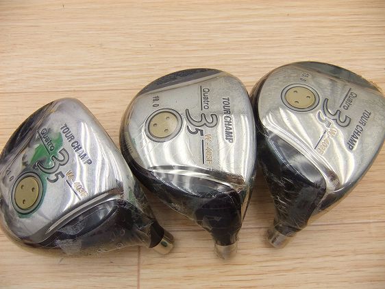 新品 3個セット ツアーチャンプ●クアトロ 3W 5W 7W(f7-23-9)