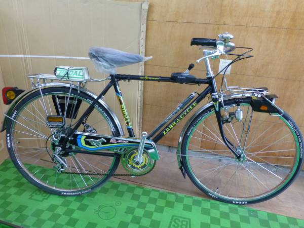 ヴィンテージ　昭和　ゼブラ　スーパーカー自転車　レトロ　26インチ ゼブラ自転車 デコチャリ スーパーカーライト 昭和レトロ 【公式通販】