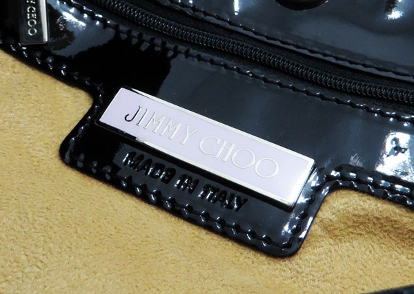 ◇【JIMMY CHOO ジミーチュウ】スター スタッズ パテント トート