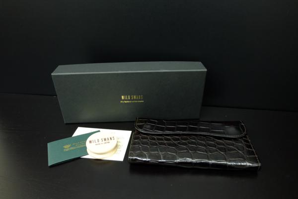 WILDSWANS ワイルドスワンズ ウェイブ　クロコダイル　チョコ