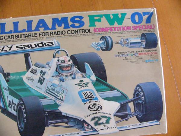 1⁄20 FW07 タミヤ 当時モノ 小鹿タミヤ ウィリアムズ・フォード 初版品