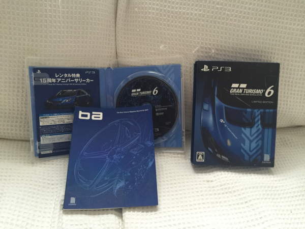 ☆送料無料☆美品☆PS3ソフト グランツーリスモ6 初回限定版