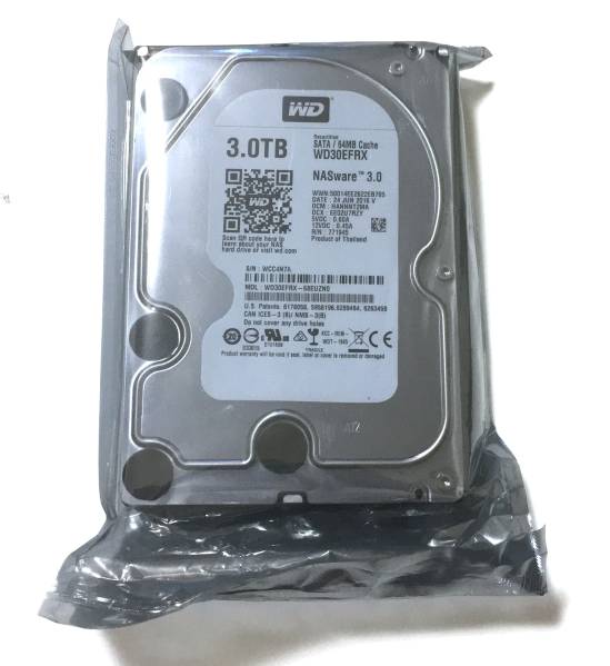 未開封] Western Digital WD30EFRX [WD RED 3TB] Western Digital WD