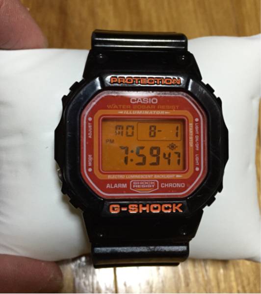 美品 G-SHOCK CASIO DW-5600CS クレイジーカラーズ オレンジ_1