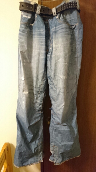 BURTON GORE-TEX バートン デニムプリント スノボパンツ XL